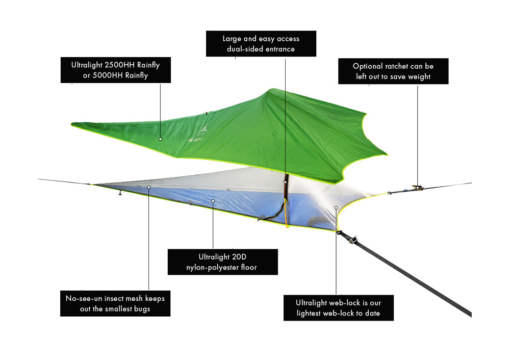 UNA 1-Person Hammock Tent (3.0)