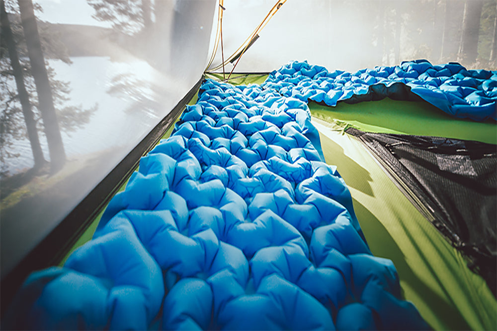 sky-pads in tree tent (6228530372)